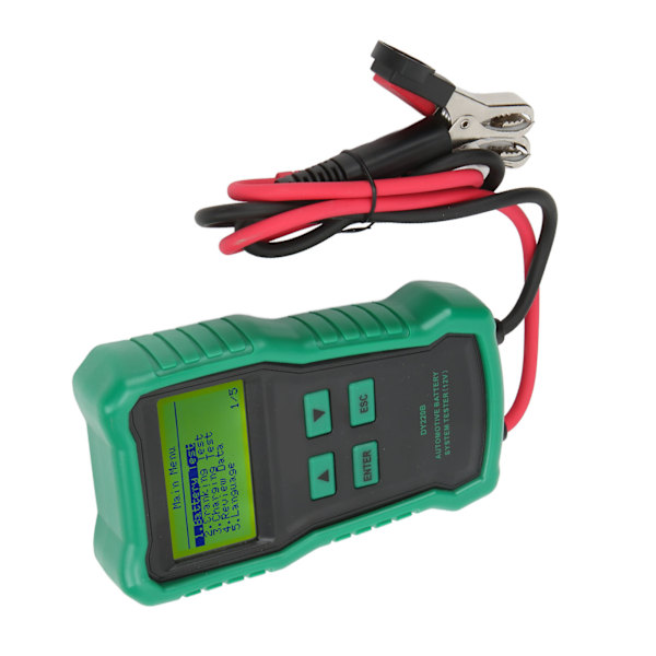 Digital Batteritester 12V Høy Nøyaktighet for Biler Motorsykler AGM Flat Plate Spiralbatterier