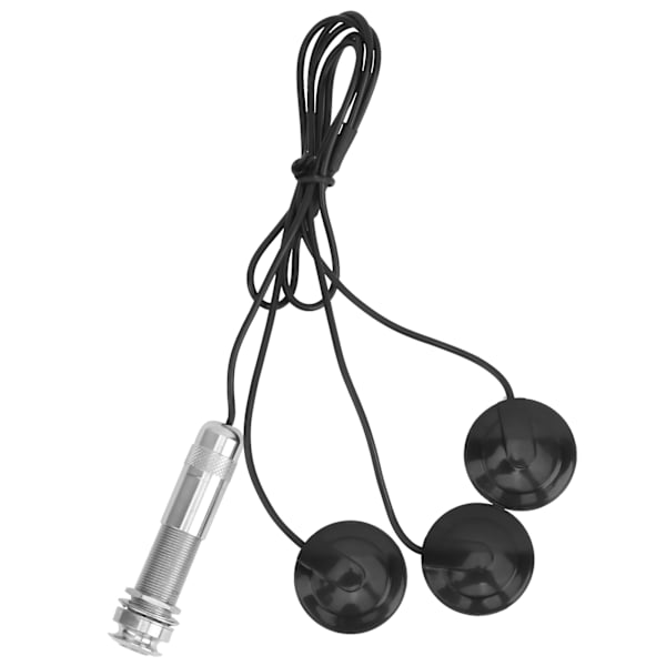 Gitarr Piezo Pickup End Button Transducer for akustisk gitar, fiolin, ukulele, mandolin