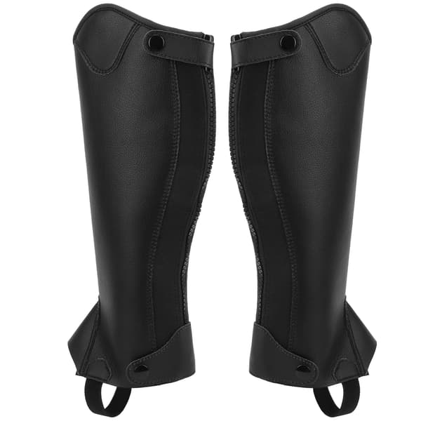 Ridning Half Chap Body Protector Utstyr Kompatibel med barn Superfiberlær Ulik størrelse CM