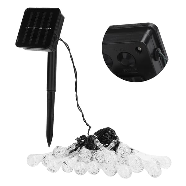 【NX】Solar String Lights 5M vattentät String Lights med 8 lägen Kompatibel med trädgårdsbröllopsdekoration
