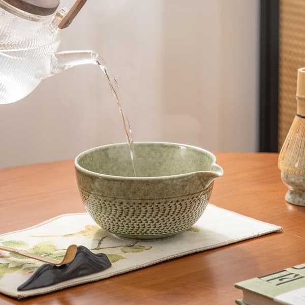 Matcha-set - 7-delat set - Matcha startpaket - Matcha-visp - Det perfekta setet kompatibelt med traditionell Matcha - Bambu - Vackert förpackat