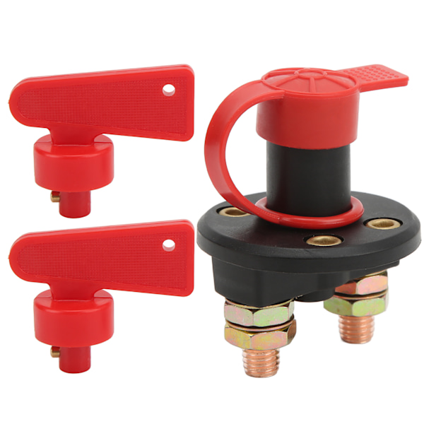 Avstängningsbrytare för bilbatteri avstängd Power Kill Isolator Set Kit för fordonsbåt DC 12V-24V