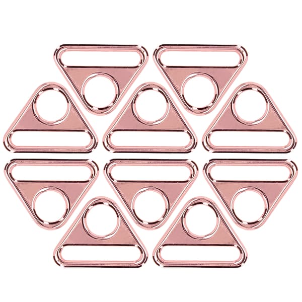 【NX】10st justerbart spänne 38 mm zinklegering Material Multipurpose Lättvikts bärbart bagagetillbehörRose Gold