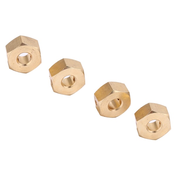 RC Hex Adaptrar Mässing Robust Slitstark Utsökt utseende Enkel installation RC Hex Navförlängning för Axial10mm