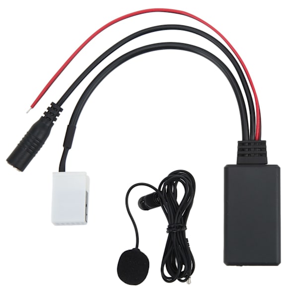 Bilradio lydindgangskabel Bluetooth 5.0 Media Aux Adapter Med Mikrofonudskiftning til A2 A3 A4 TT 2006