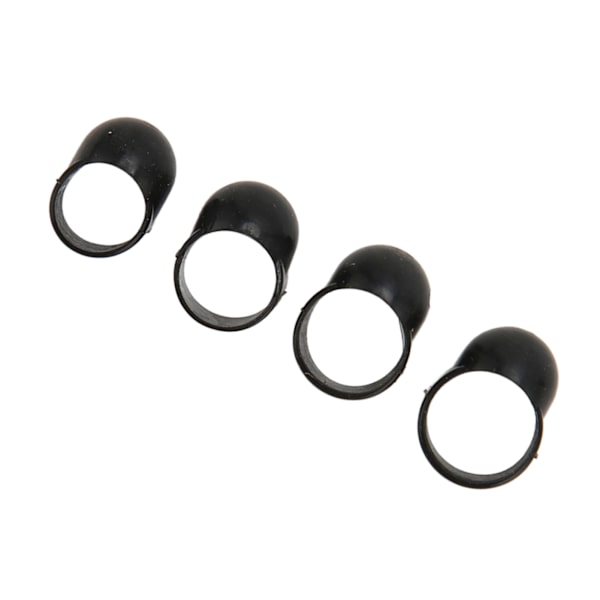 4 stk Tungetromme Fingerplukker i forskjellige størrelser Perfekt passform Plastsement Handpan Fingerskydd for slagverk