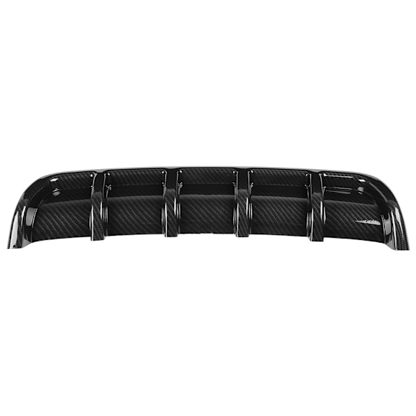Svart Universal Bakre Bumper Hai-Fin Spoiler Diffuser (Karbonfiber)