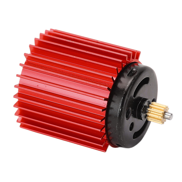 52000 Rpm High Speed ​​Metal 370 Motor Kylare RC Biluppgraderingsdelar Tillbehör för WPL D12(Röd)