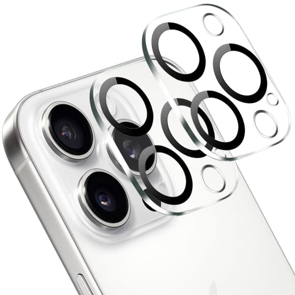 [2-pack] Kompatibel med iPhone 16 Pro Max Härdat Glas Linsskydd - Kameraskydd, Reptåligt