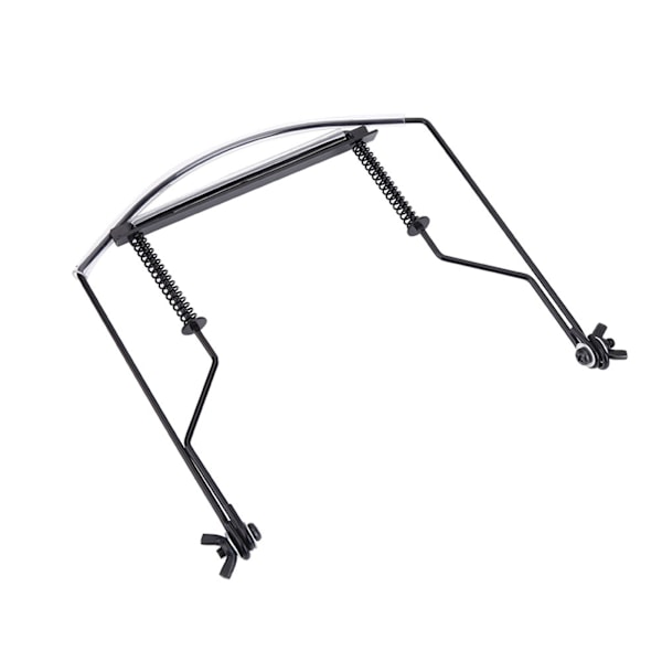 Holdbar, justerbar metal 10-huls Harmonika Halsholder Stativ Support Tilbehør