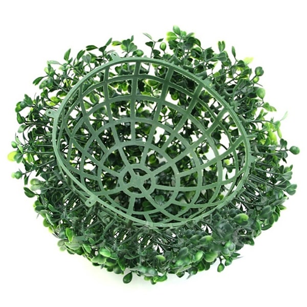 Grøn Plast Plantebold Dekoration Hjem Udendørs Bryllup Fest Dekoration Planter Græs Bold