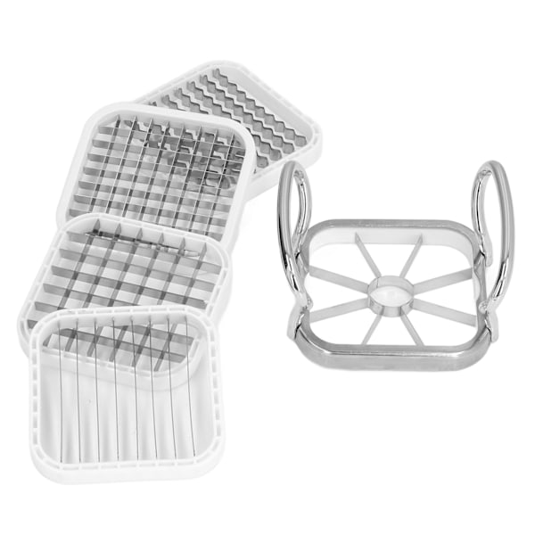 5 i 1 multifunktionell Apple Corer Cutter Rostfritt stål fruktskärare för päronpotatis
