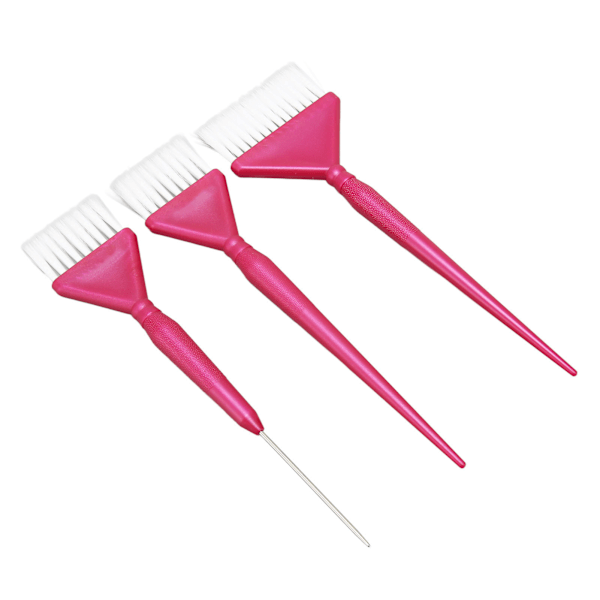 3 ST Hårfärgsborstar Färgning Dying Bleking Brush Kit för hushåll eller skönhetssalong