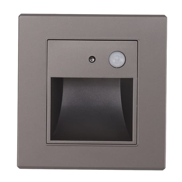 1,5W 3000K sensor trinnlys Innfelt trappelys LED-trinnlampe med bevegelsessensor 180-240V