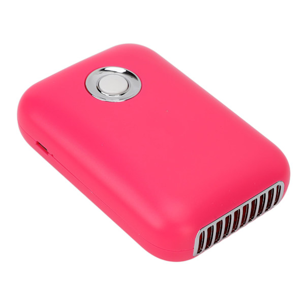 Øyenvippe-tørkeblås Mini Bærbar USB Oppladbar 3 Hastigheter Lavstøy Øyenvippe-tørking med Foldbar T-feste Rose Red