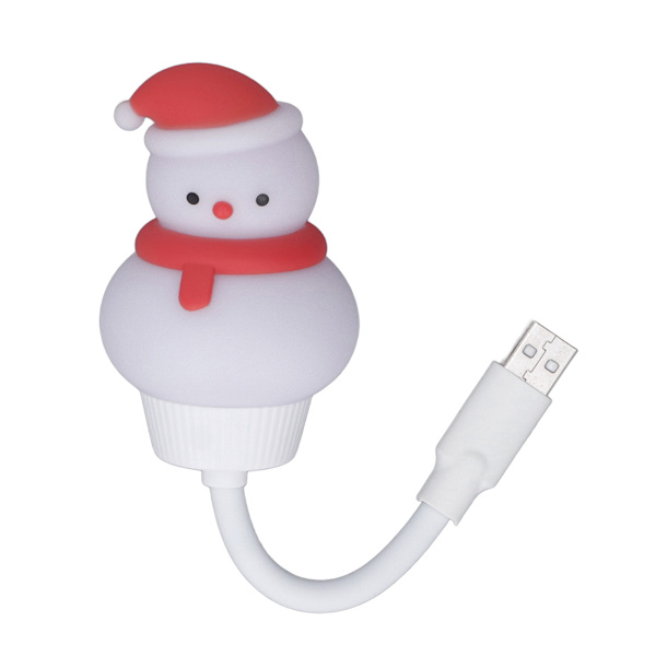Mini USB LED-lampe Tegneserieform Plug and Play Strømsparende fleksibel USB-leselampe for camping ved sengen