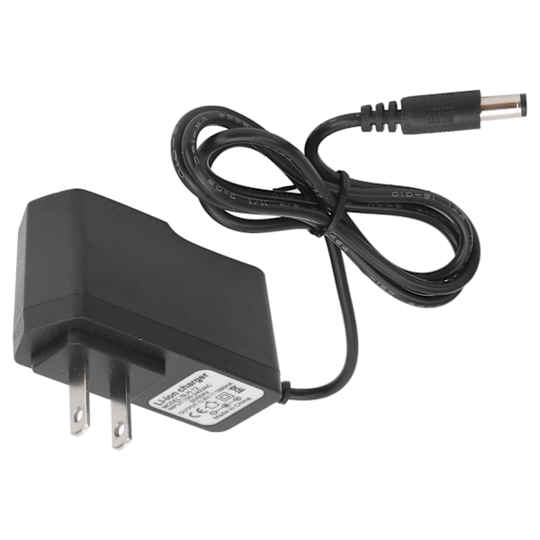 US-stik 100240V 12,6V 1A litiumbatterilader PC MultiProtection Ladeadapter