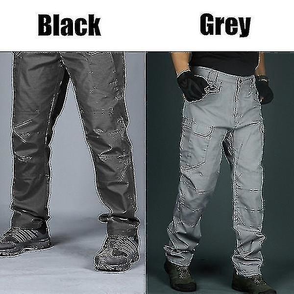 Tactical Cargo Pants for Men | Grey Outdoor Sports Trekking Trousers