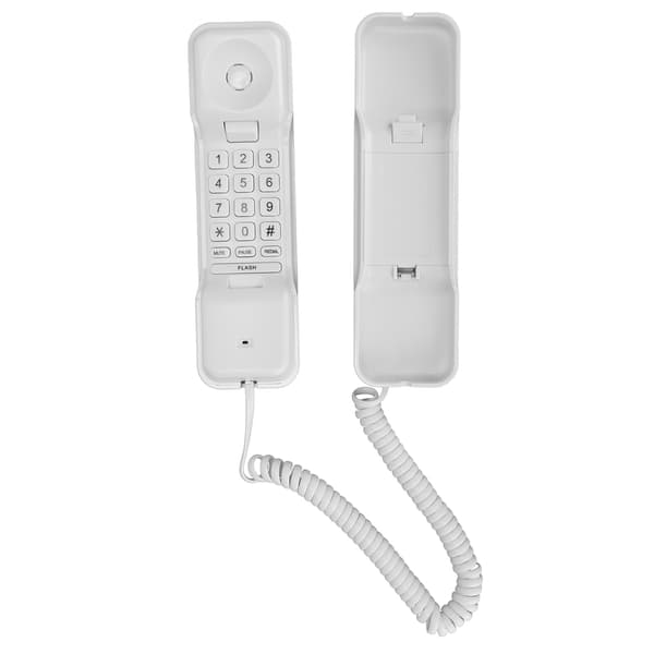 Fastnettelefon, vægmonterbar, 1 håndsæt, fastnettelefon til hjemmet, virksomheden, hotellets gæsteværelse