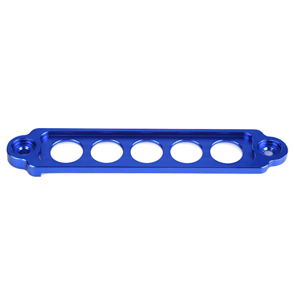 Aluminiumlegering Bil Auto Batteri Tie Down Brace Mount Bracket Hållare Bar Blå