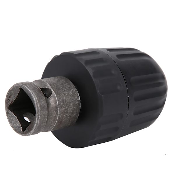 Elektrisk borrchuck handtät klämma Gängadapter Skiftnyckel Gänghuvud 0,8-10 mm 3/8-24UNF för SDS