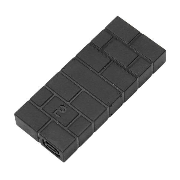 USB Trådløs Kontrolleradapter Multifunksjons Bluetooth-kontroller for PC for Windows for OS X for Steam Deck for RPi Svart