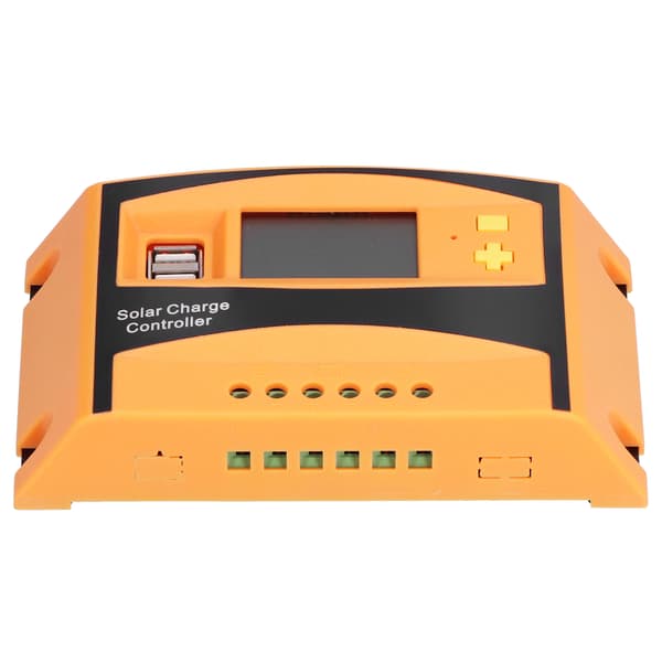 12V/24V Solcelleladeregulator Solcelleutladningsregulator Vanntett Fotovoltaisk Kontroller 50A