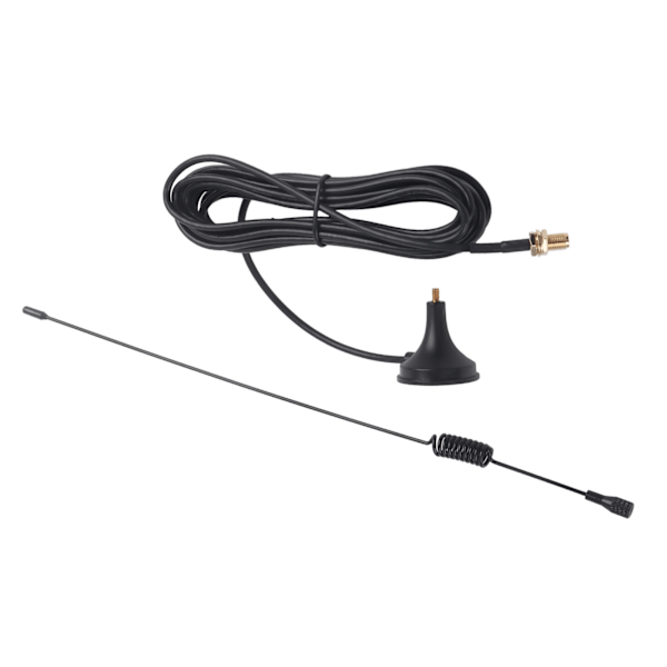 UT-102UV Dobbelfrekvens SMA Hunn U/VHF Magnetisk Bilradioantenne Passer for BAOFENG UV5R 888s