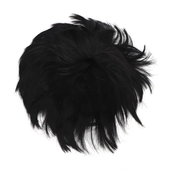 Herre Kort Toupee Moderigtig Stilfuld Behagelig Åndbar Mænd Hår Topper Paryk til Daglig Halloween Cosplay