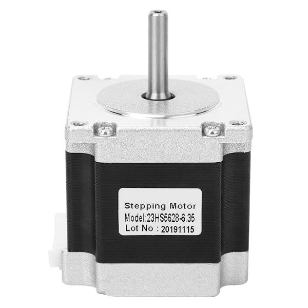 NEMA 23 Stepper Motor 3D-skrivertilbehør med 4-pinns kabel 23HS5628 6,35 mm/8 mm Akseldiameter 6,35 mm