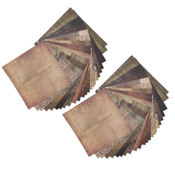 48 ark DIY Scrapbook Paper Album Scrapbook Mönster Gratulationskort Skräpdagbok Kortdekoratör