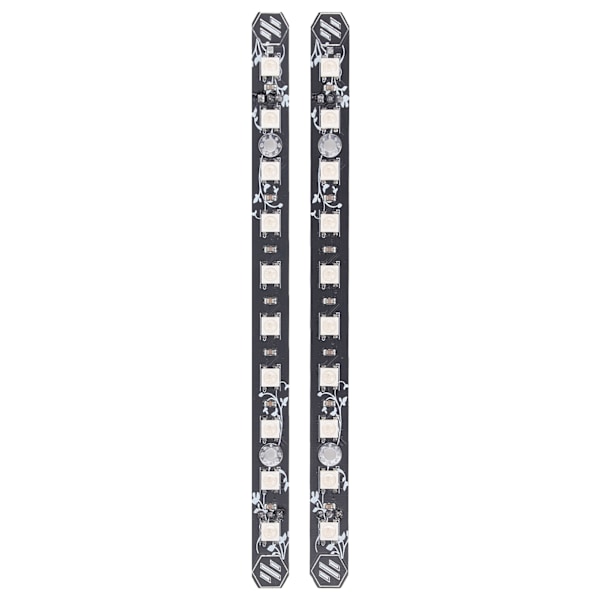 2 stk 158 mm 3D-skriver LED Light Bar DC5V RGB Fargerik Light Bar Strip for VORON 0.1 0.2