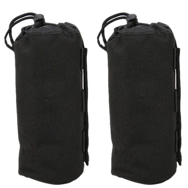 2ST Sport vattenflaska täcker Väska Pouch Bärväska för utomhuscamping vandring fiske