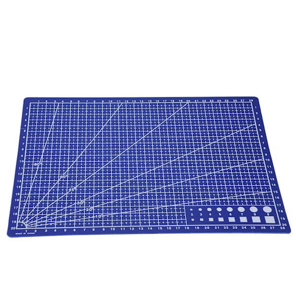 A4 Quiltning Grid Lines Skæremåtte Board Håndværksværktøj Kontorpapirtilbehør