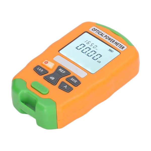 Mini Optisk Fiber Strømmåler Tester FC SC ST Universal Interface Følsom ‑50 til +26dBm Orange