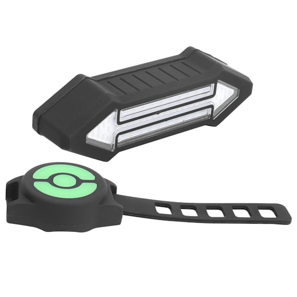 Cykelbakljus USB-laddning Trådlös fjärrkontroll Cykelcykling Varning Blinkers