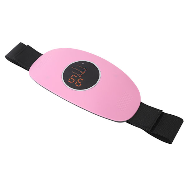 Elektriskt bantningsbälte Uppladdningsbart Förbättra Blood Flow Abdominal Massager Machine for Body Pink