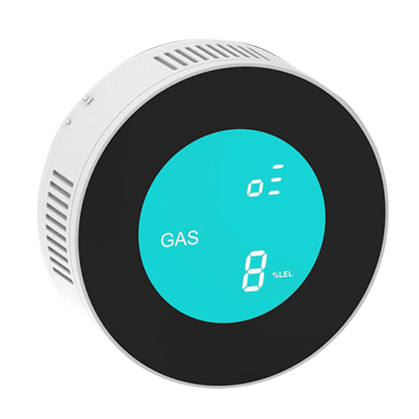 LCD-skærm WIFI Brændbar Gaslækagedetektor Smart Alarm Sensor til Tuya 100-240VEU Stikkontakt