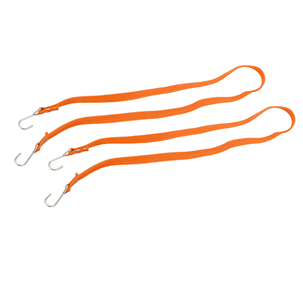 2 kpl RC Elastisen Bagagehihnoja Nylon Yleinen RC Bungee Kiinnitysjohto Kaikille RC-autoille Oranssit