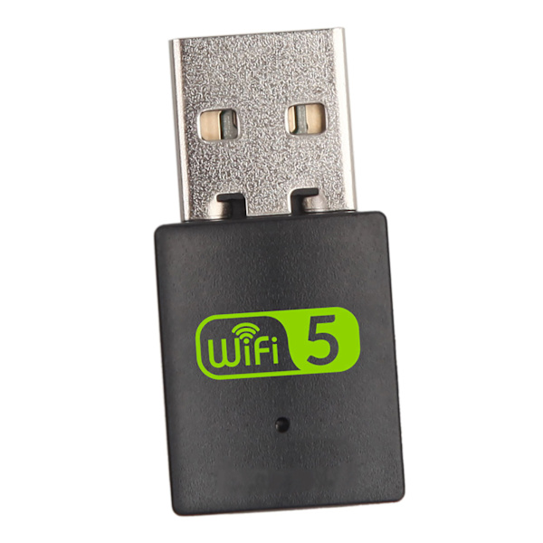 USB WiFi-adapter 600M BT 5.0 Driverfri 2.4G 5G Dobbelbånd Trådløs Nettverksadapter