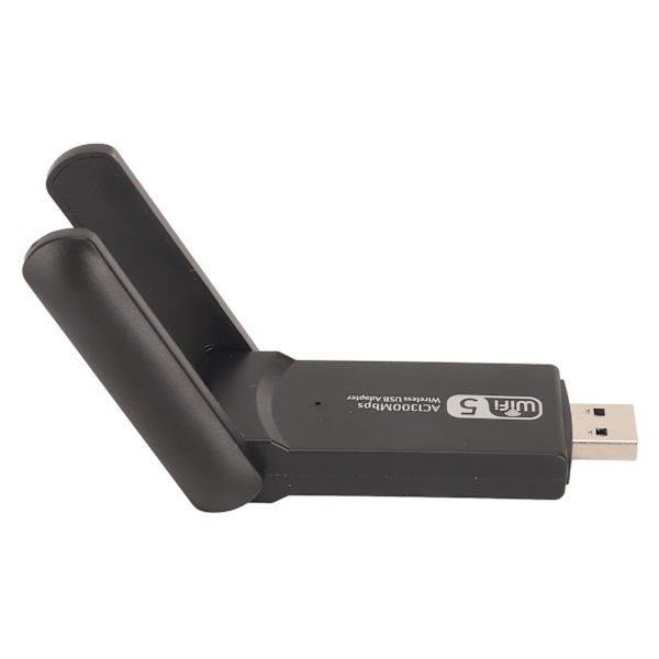 1300M USB WiFi-adapter 2,4G 5,8G USB3.0-gränssnitt Plug and Play WiFi-adapter med dubbla antenner för surfplattor Bärbara datorer