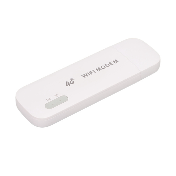 4G USB Bærbar Wifi Støtter 10 Enheder Plug and Play Multipelbeskyttelse USB Mobil Wifi til Mobiltelefon Laptop Hvid