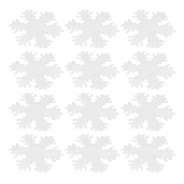 1000 kpl Lumihiutale Konfetti 3cm Hajuton Uudelleenkäytettävä Valkoinen Joulukoriste Syntymäpäiväjuhliin Häihin Lomiin