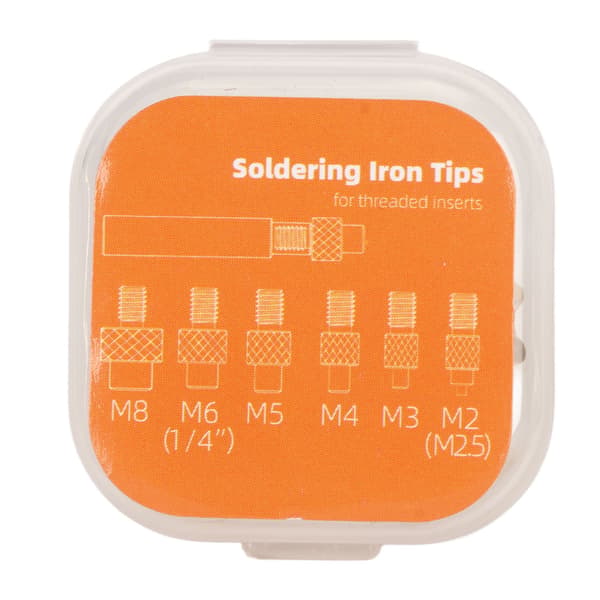 Loddetupp M2 M2.5 M3 M4 M5 M6 1/4 Tommer M8 Universal 936 Loddejernhode Varmeinnlegg Tips for 3D-skriverdeler