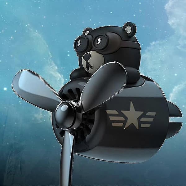 Bear Pilot Billuftfräschare Roterande Propellerutlopp Doft Biltillbehör