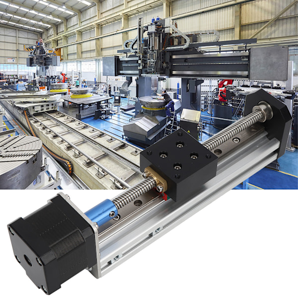 BACHIN Lineær Bevægelse Glidebord CNC Skinneguide Glidetrin 1,8 grader Trin vinkel 300MM