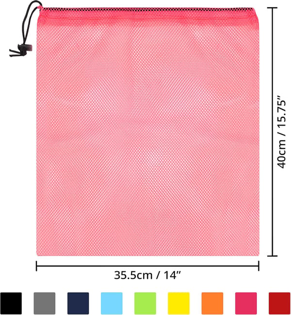 Mesh Laundry Bags, 10 pcs. Multicolor Travel Laundry Bag and Drawstring Laundry Bag Set