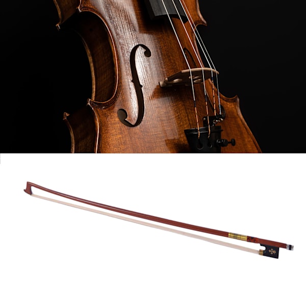Violinbåge Quick Response Välbalanserad röd sandelträ 4/4 Violinbågebyte med hästhår