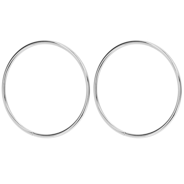 2 ST Handväska Handtag Gör-det-själv-tillbehör Fint utförande Rund Form Hög hårdhet Väska Handtag Vit Nickel