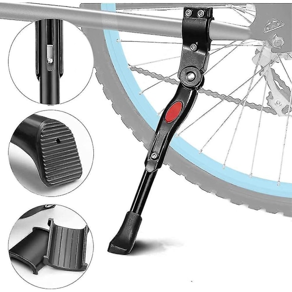 Sykkelstativ, justerbart sykkelstativ i aluminiumslegering med sklisikker gummifot